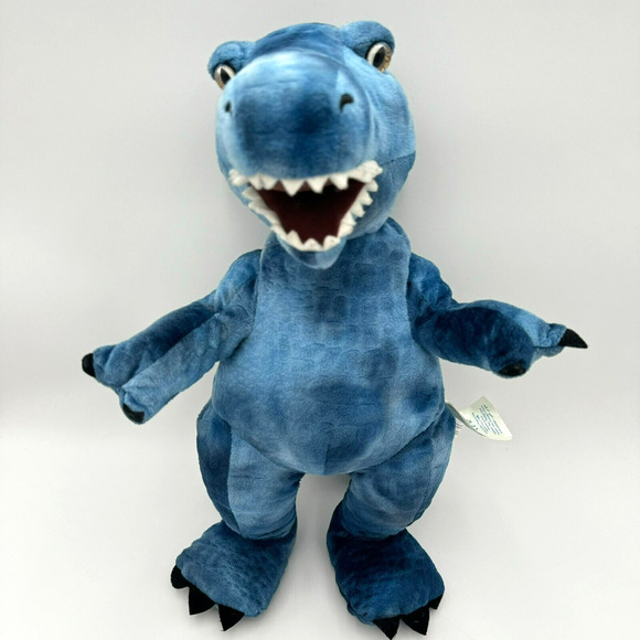 Build a Bear Workshop 16" Blue T-Rex Dinosaur Plush Stuffed Animal 2019 Retired‎ - Picture 2 of 8
